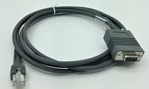 Zebra RS232Cインターフェイス用ケーブル TTLレベル･232Cインタフェース接続用 D-Sub 9, TxD 2, メス 2.1ｍストレート形状